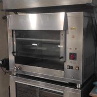 Forno girarrosto e banco caldo