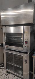Forno girarrosto e banco caldo