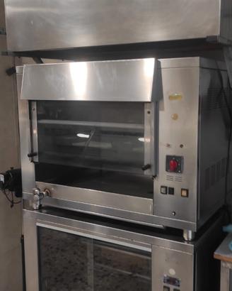 Forno girarrosto e banco caldo