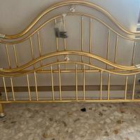 Letto matrimoniale in ottone