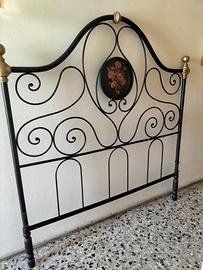Struttura letto matrimoniale ferro battuto