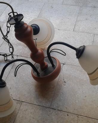 lampadario e applique