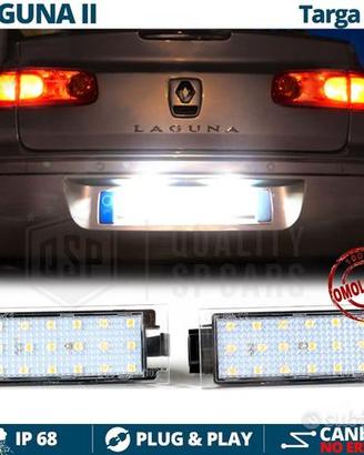 Luci Targa LED per Renault Laguna 2 Canbus Bianca