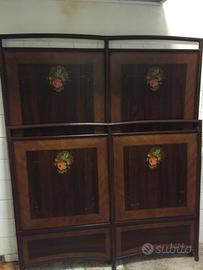 Testiera e pediera letto piazza e mezzo