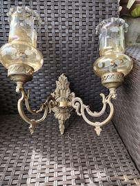 Applique da parete a due luci 