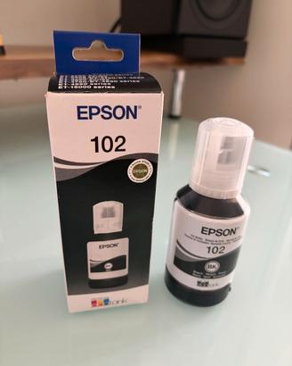 Inchiostro nero, serie 102, Epson Ecotank 127ml