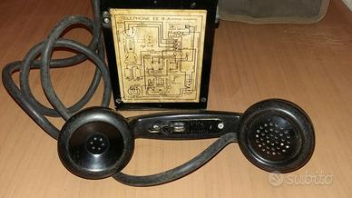 Telefono da campo militare Seconda Guerra Mondiale