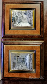 Coppia Quadri Vintage