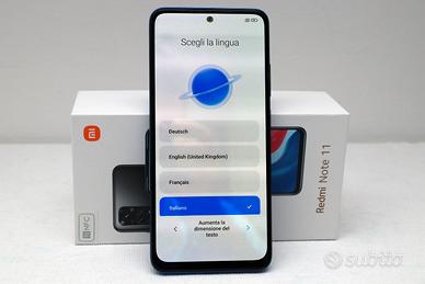 Xiaomi Redmi Note 11 4+64 Gb + Flip Cover NUOVA