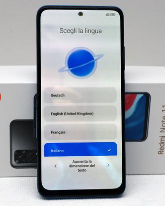 Xiaomi Redmi Note 11 4+64 Gb + Flip Cover NUOVA