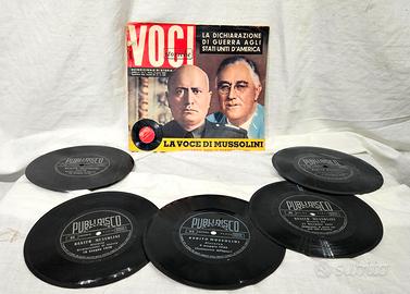 5 riviste VOCI STORICHE,  del 1960 con  DISCO