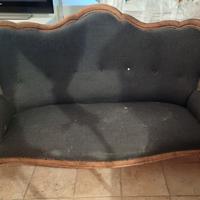Divanetto Vintage in Stile Classico con Struttura