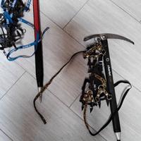 due coppie di piccozza e ramponi camp e  moser
