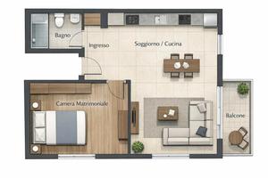 Bilocale Borgo Venezia