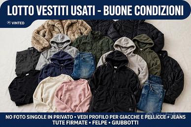 Lotto vestiti usati