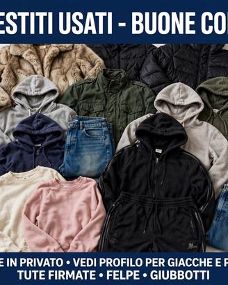 Lotto vestiti usati