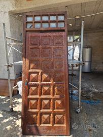 porta in legno di rovere massello