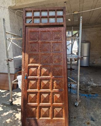 porta in legno di rovere massello
