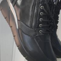 mezzo stivaletti donna pelle N39 