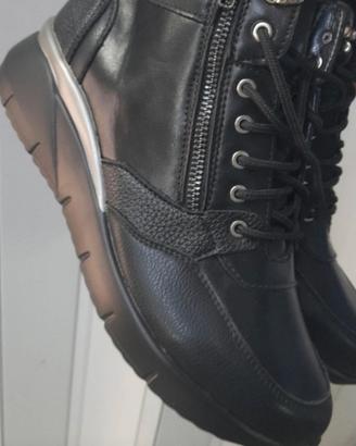 mezzo stivaletti donna pelle N39 
