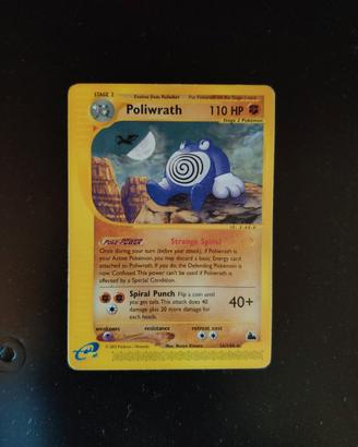 Carta Pokemon Poliwrath Skyridge 26/144 Rare EN