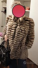 Pelliccia in volpe argentata