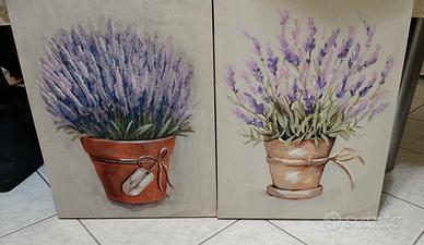 Tele su telaio in legno 