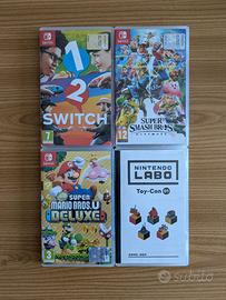 Lotto giochi Nintendo Switch e Nintendo Switch 2