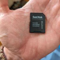 Scheda MicroSD da 2 GB con adattatore SanDisk