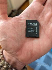 Scheda MicroSD da 2 GB con adattatore SanDisk