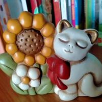 Gatto con girasole Thun