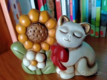 Gatto con girasole Thun