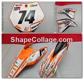 KIT PLASTICHE KTM SXF 250 2007 2010 SX-F 2008 2009