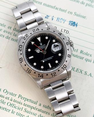 Rolex Explorer II 16570, Full set, Si Permute