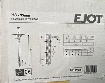Tassello in Polipropilene da 95mm cappotto termico