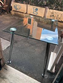 Scrivania in cristallo