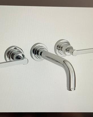 Nicolazzi batteria lavabo a 3 fori a parete