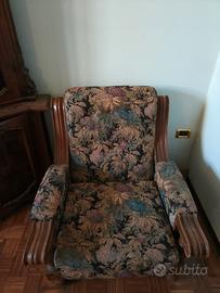 2 poltrone e divano vintage 