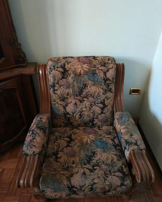 2 poltrone e divano vintage 
