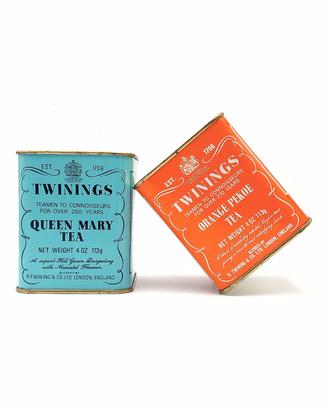 2 scatole Twinings Orange Pekoke e Queen Mary Tea