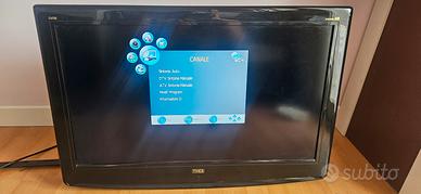 TV LCD 32" THES HDMI + Staffa Muro e Telecomando