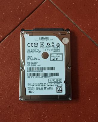 Hitaci hdd 2.5"  750 gb