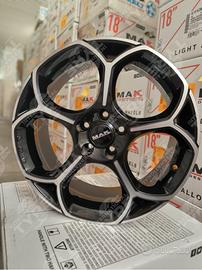 Cerchi MAK MONZA 18" Black Mirror - 5x110 - ALFA 