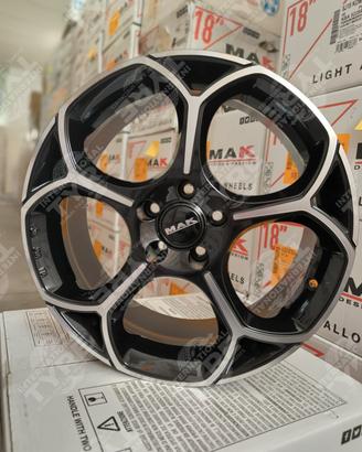 Cerchi MAK MONZA 18" Black Mirror - 5x110 - ALFA 