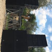 impianto audio line array turbosound 20.000watt