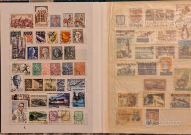 Album circa 450 francobolli vari