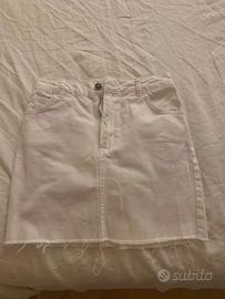 Minigonna Jeans bianca Subudued