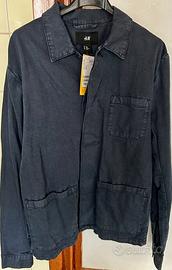 Giacca casual nuova H&M blu taglia 48