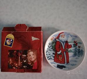 Piatto in Ceramica "Nataluna" con Babbo Natale 