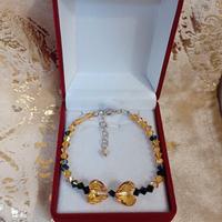 Bracciale cristallo in omaggio orecchini e ciondol